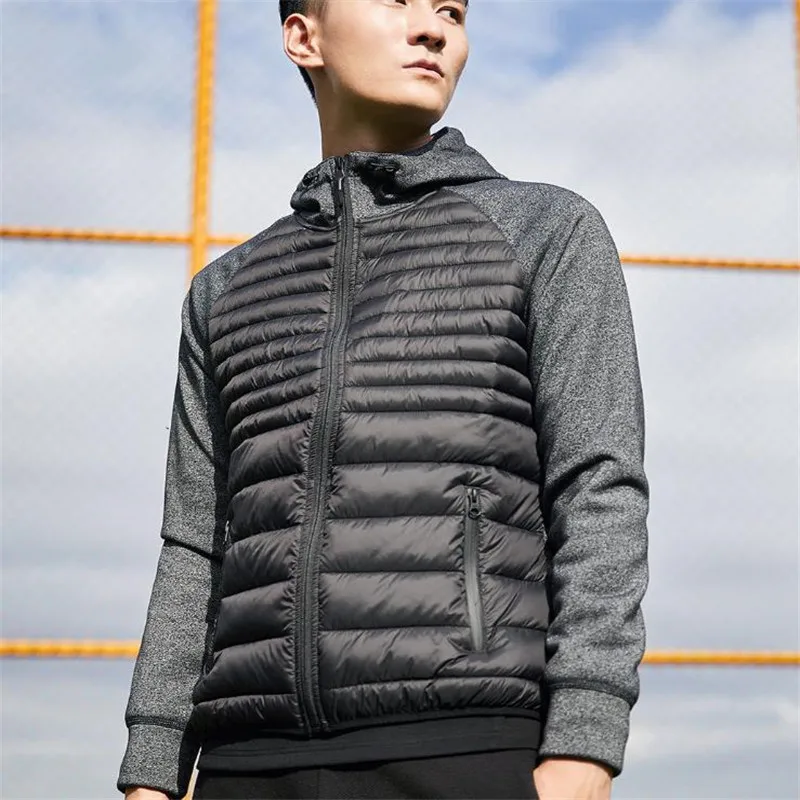 Xiaomi Uleemark hombres abajo chaqueta Casual moda invierno chaqueta abrigo para hombres con capucha algodón acolchado ropa abrigo hombre Outwear otoño - 3