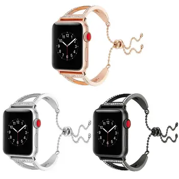 

Diamond Bracelet Strap For Apple Watch 38mm/42mm Series 3 2 1 Strap Watch Metal Diamond Bracelet Watch Strap Replacement