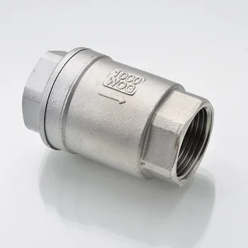 

High quality Stainless Steel (304) In-Line Spring Vertical Check Valve DN15-DN100 (1/2- 2 "inch) Free shipping