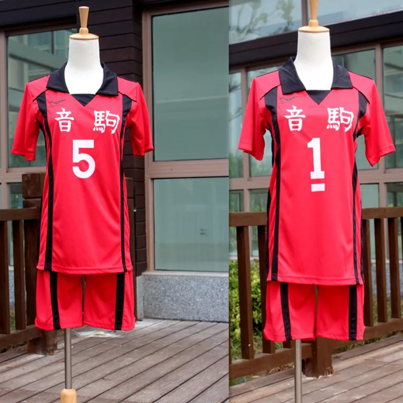 

Anime haikyuu cosplay kozumekenma Kuroo Tetsurou Halloween cartoon Unisex uniform cosplay costume top+pants No. 1 No. 5