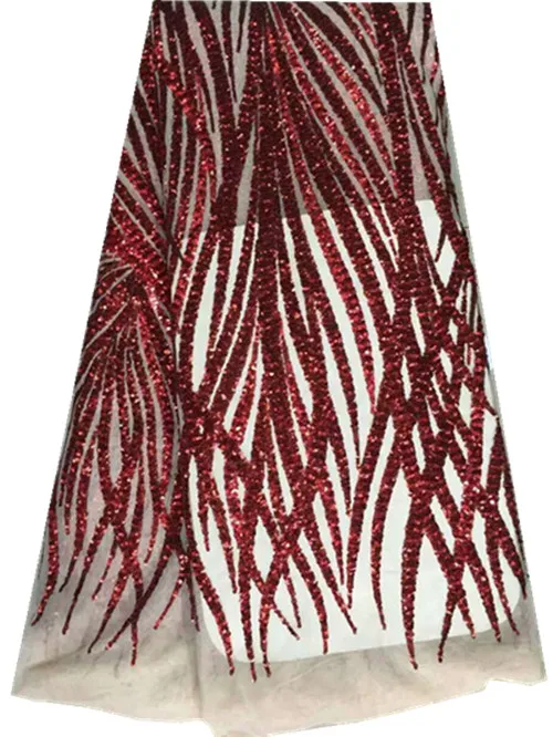 

2016 new coming african tulle lace fabric with sequins high quality guipure lace fabric graceful french lace fabric