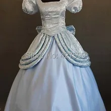 Deluxe Платье Золушки-принцессы Косплэй костюм платье принцессы на Хэллоуин платье
