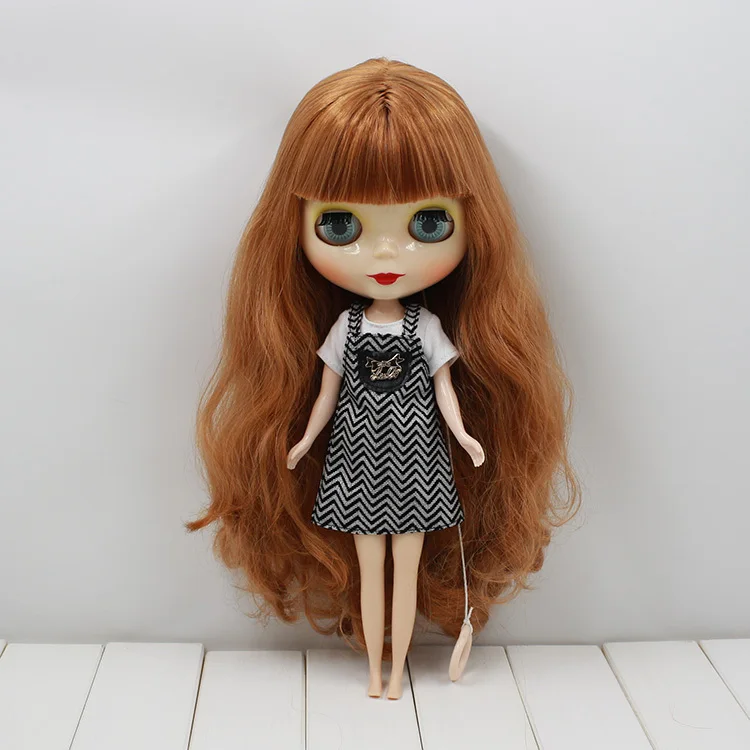 Наряды для Blyth doll, белая футболка и джинсовое платье, костюм для 1/6, azone BJD pullip licca