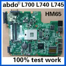 DAOTE5MB6F0 материнская плата для ноутбука Toshiba L700 L740 L745 ноутбук материнская плата PGA989 HM65 DDR3 тесты работы