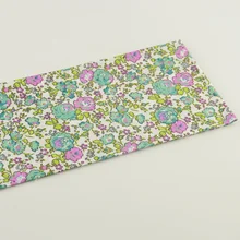 1 шт. 50 см x 50 см Предварительно вырезанная ткань для вышивания кукол хлопчатобумажные ткани швейная одежда домашний текстиль с цветочным принтом лоскутное шитье tida