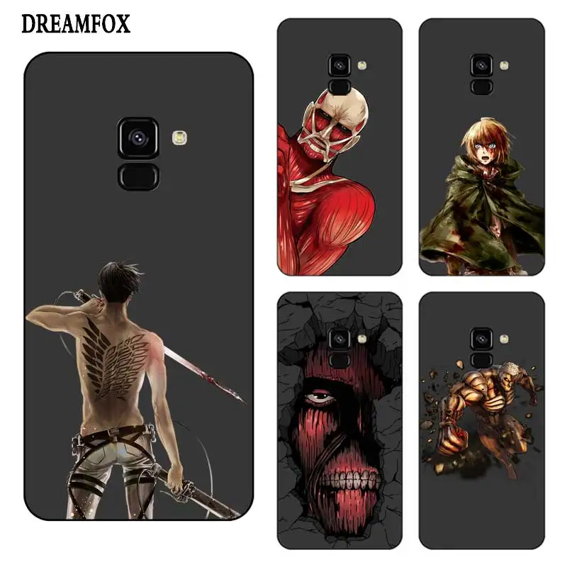 

P009 Attack On Titan Unique Black Silicone Case Cover For Samsung Galaxy J2 J3 J4 J5 J6 J7 J8 Pro Plus Prime 2018 2017