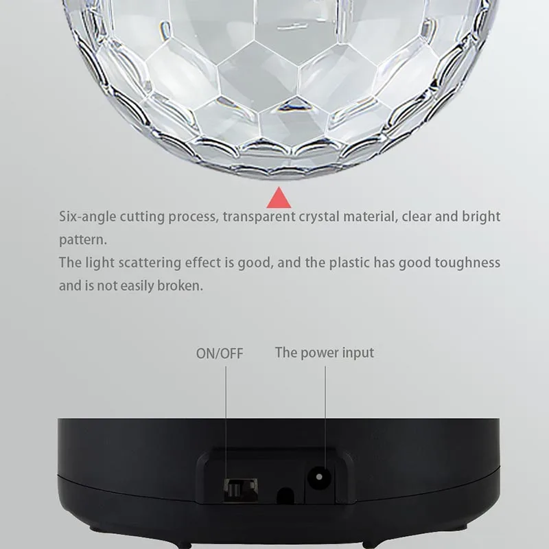 Iluminação para o Carro Casamento ao ar Luz de Discoteca Sololandor Bola Casa Livre Festa dj Estágio Lâmpada Projectorwith Remoto Base Ajustável 5v Usb 3 Sololandor-luz usb para bola de discoteca, 5v,