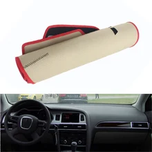 Dongzhen Подходит для Audi A6 2007 приборной панели автомобиля Избегайте свет Pad инструмент крышка платформы стол коврик силиконовый нескользящий задней поверхности