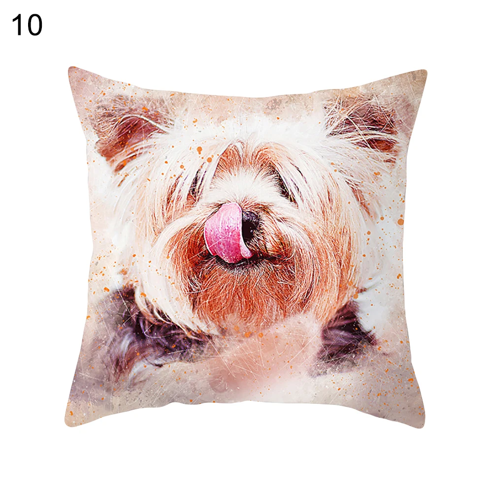 45x45 см подушка для собак кошек, Мягкая Наволочка, украшение для дома, автомобиля - Цвет: 10