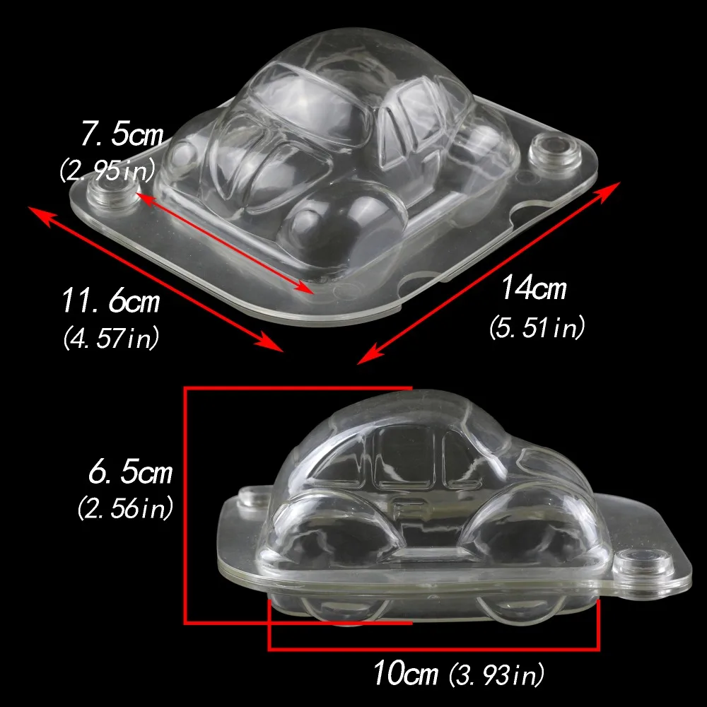 3D форма автомобиля поликарбонатные формы шоколада с магнитом для выпечки формы шоколада конфеты торт инструмент для украшения выпечки