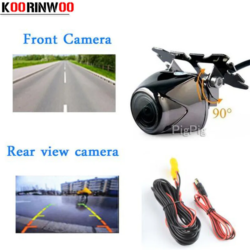 

Koorinwoo Good Quality Car Rear View Parking Camera With HD Night Led Lights For DVD Back Front Camera With Parking Guide Line