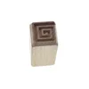 Hand Carved Wooden Stamps for Printing DIY Clay Pottery Printing Blocks  Square Swirl Texture Chinese Style Clay Tools ► Photo 3/5
