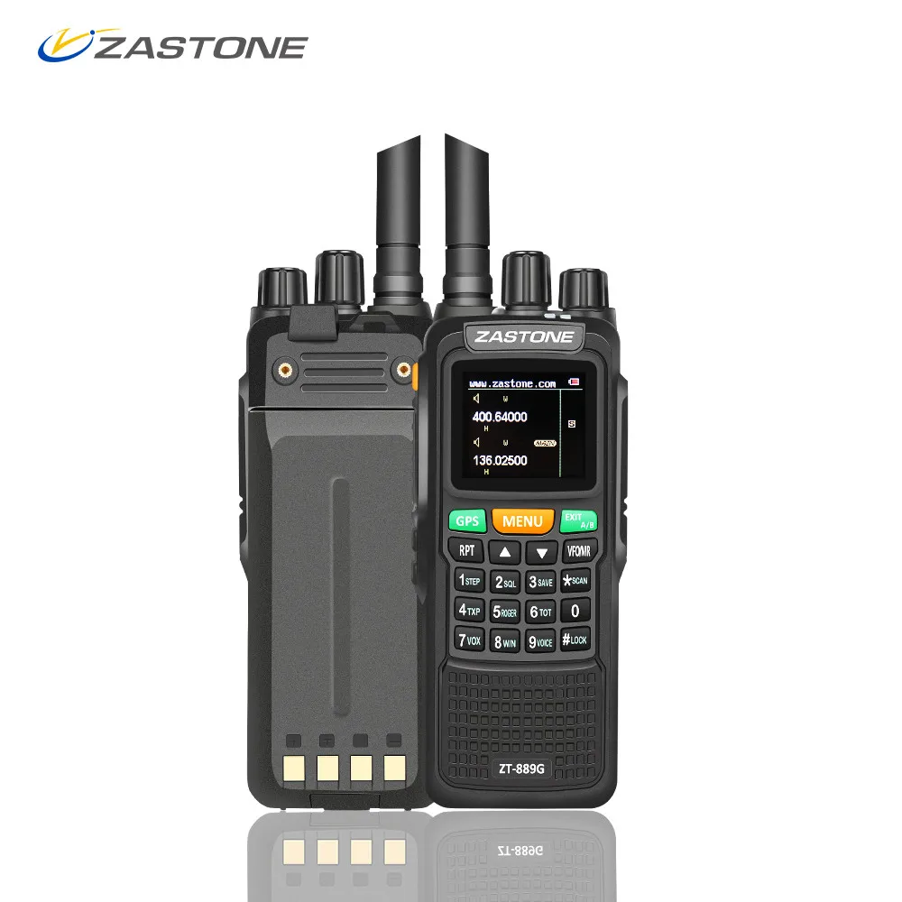 Pаспродажа Zastone 889G font b GPS b font рация 10 Вт 999CH 3000 мАч UHF 400 520 VHF136 174MHz Ham CB радио HF трансивер для изучения охоты