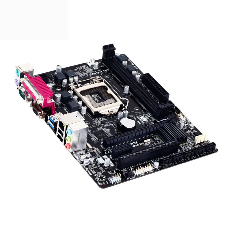 

Gigabyte GA-B75M-D2P all solid-state motherboard supports range of 1155-pin CPU printer port