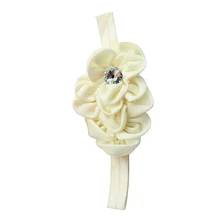 Бандо des Fleurs pour Bebes Filles Mousseline de Soie Beaute(бежевый