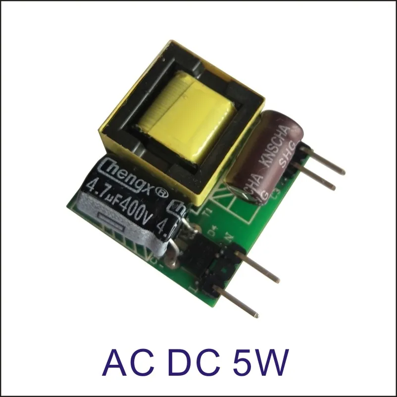 AC 85 V-264 V к DC 5V 1A 12V 24V 5W маленький размер Трансформаторы освещения