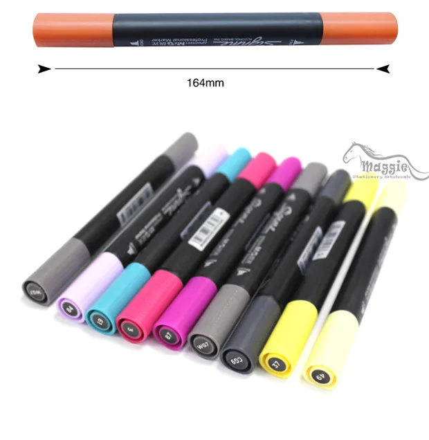 10 Different Degree Brown Colors Environmental Acohol Based Ink Professional Sketch Marker Architectural Design Art Marker