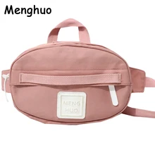 Menghuo поясная сумка, женская сумка на пояс, роскошная брендовая нейлоновая нагрудная сумка, 5 цветов, Новая модная Высококачественная поясная сумка