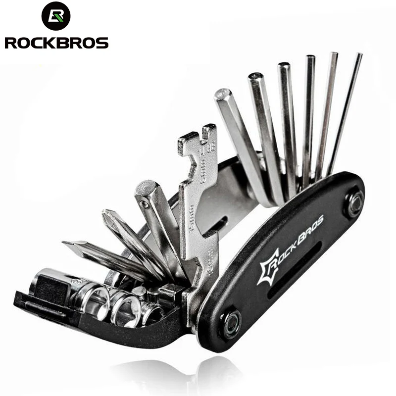 Набор инструментов ROCKBROS 16 в 1 для горного велосипеда|rockbros in 1|spoke wrenchbicycle multi repair tool |