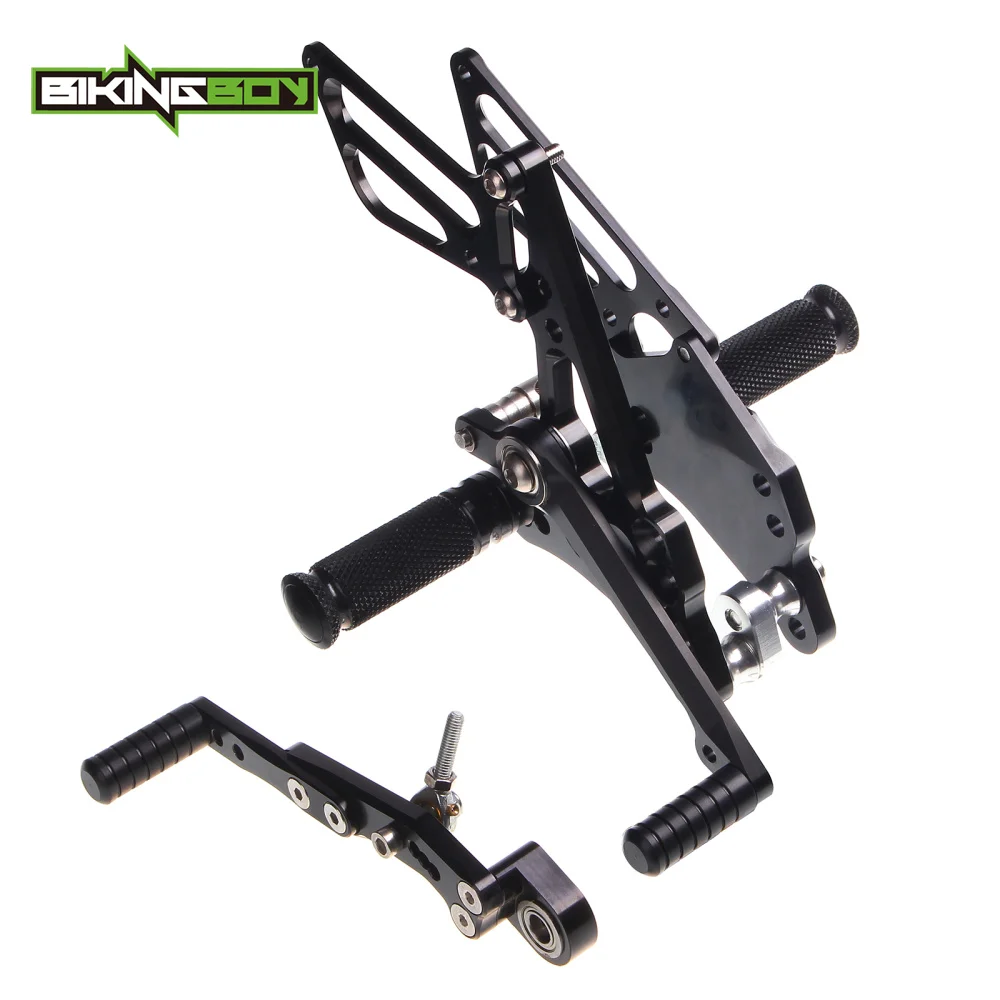 BIKINGBOY Full Set Aluminum Alloy Rearsets Rear Sets Footpegs Footrests