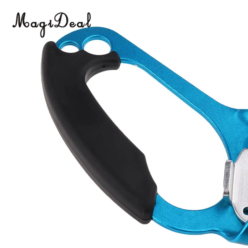 Outdoor Strong Durable Self Braking Double Stop Descender + 8-13mm Rope Access Right Hand Ascender Rock Climbing Equipment