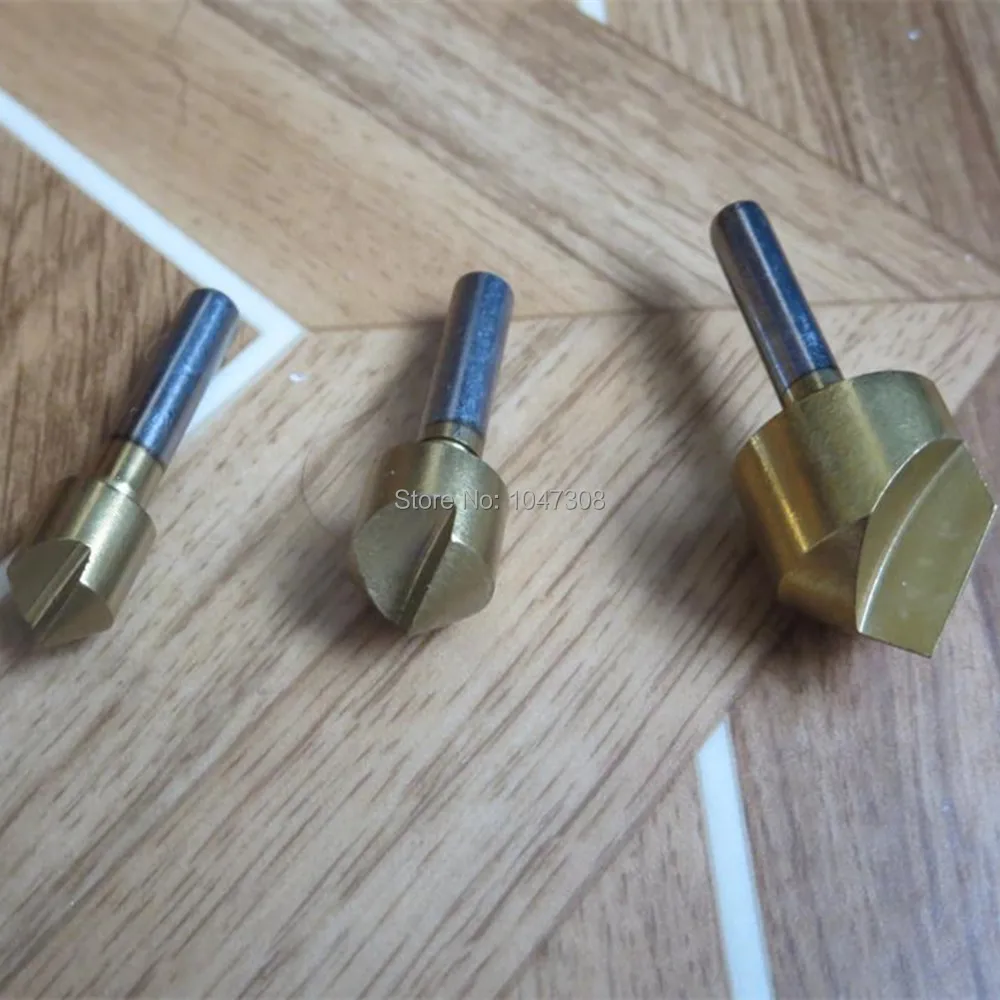 Buy Titanium Counter Sink 3pcs Drill Bit Wood Plastic