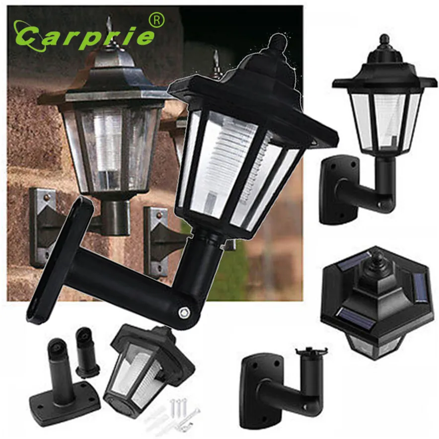 Lâmpadas Solares solar luz de parede lâmpada Tipo de Célula Solar : Bateria de Lítio
