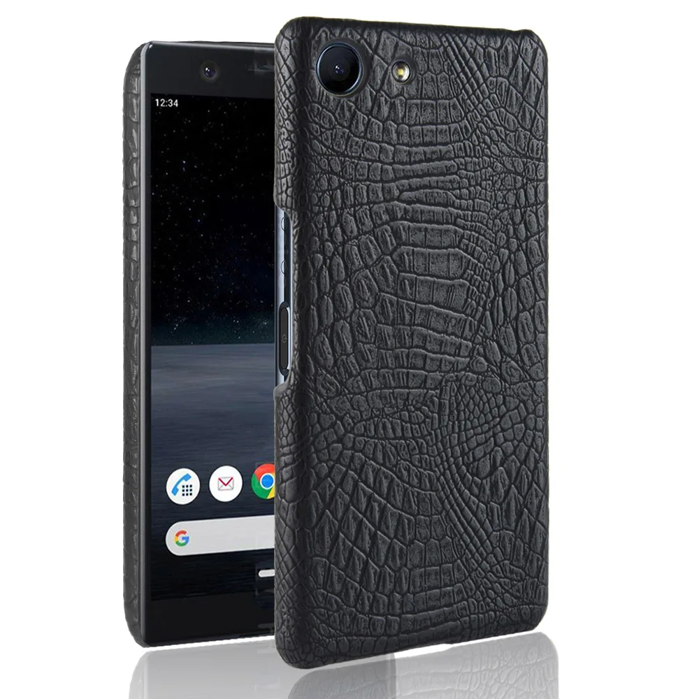 Жесткий чехол для телефона из искусственной кожи крокодила Sony Xperia Ace SO-02L 10 PLUS 1 |