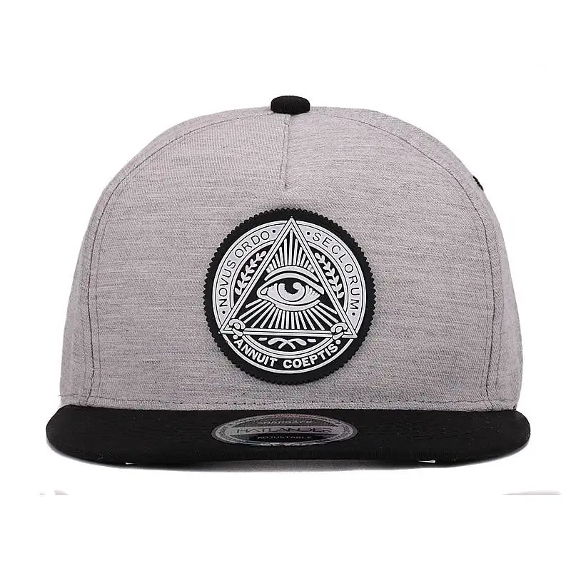 الكلاسيكية 5 لوحات القطن snapback 3d الله عيون البلاستيك التصحيح رجل شقة حافة قبعة بيسبول الورك هوب قبعة وغطاء للرجال و النساء