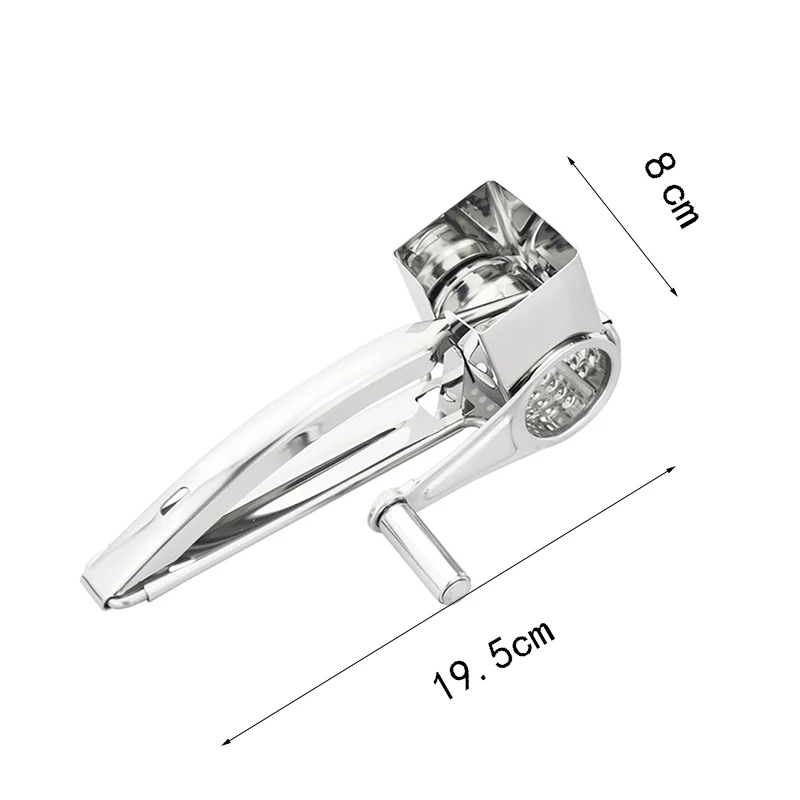 Многофункциональные ротационные терки из нержавеющей стали сырный измельчитель для чеснока, для картофеля морковь Измельчающие кухонные инструменты Гаджеты 19,5*10*8 см