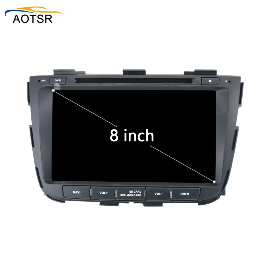 Android 8,0 Автомобильный gps dvd для KIA SORENTO 2012 2013 автомобильный dvd gps плеер 2 din Автомобильный Радио стерео плеер gps навигация Wifi