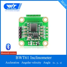 Bluetooth 2,0 AHRS BWT61 датчик наклона 2 оси Цифровой Угол+ 3 оси акселерометр+ гироскоп MPU6050 чип Инклинометр для ПК/Android