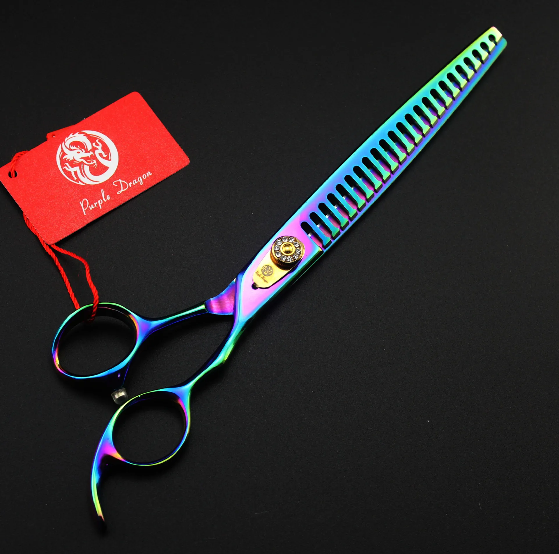 

8 inch gemstones Pet Beauty cut teeth cut pet hair repair Shear Thinning Shears