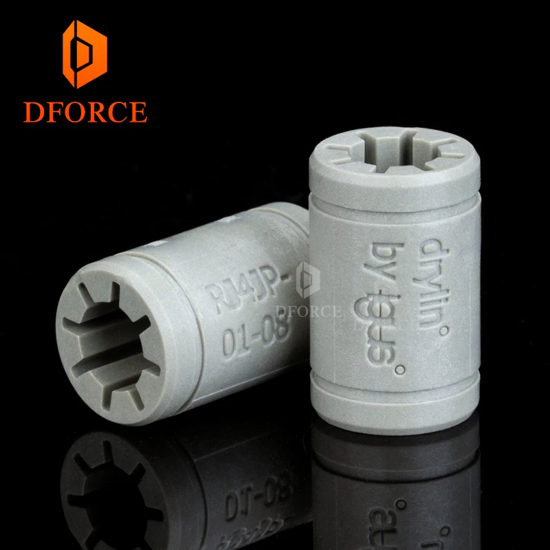 DFORCE подлинный igus RJ4JP01 нефальшивый LM8UU 3d принтер линейный подшипник для Reprap Anet A8 Prusa I3 3d принтер