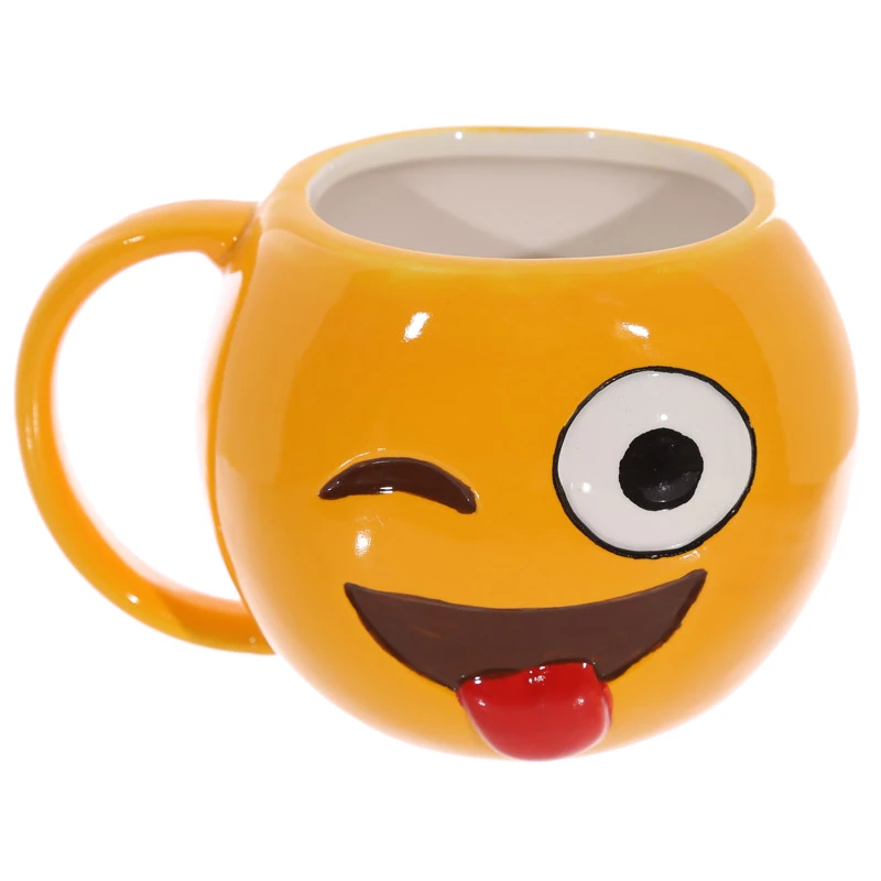 1 ピースクリエイティブかわいい絵文字マグコーヒー茶ミルク飲料マグビッグフェイス感情マグ表情カップやマグカップ Cup F Emoji Mugcups And Mugs Aliexpress