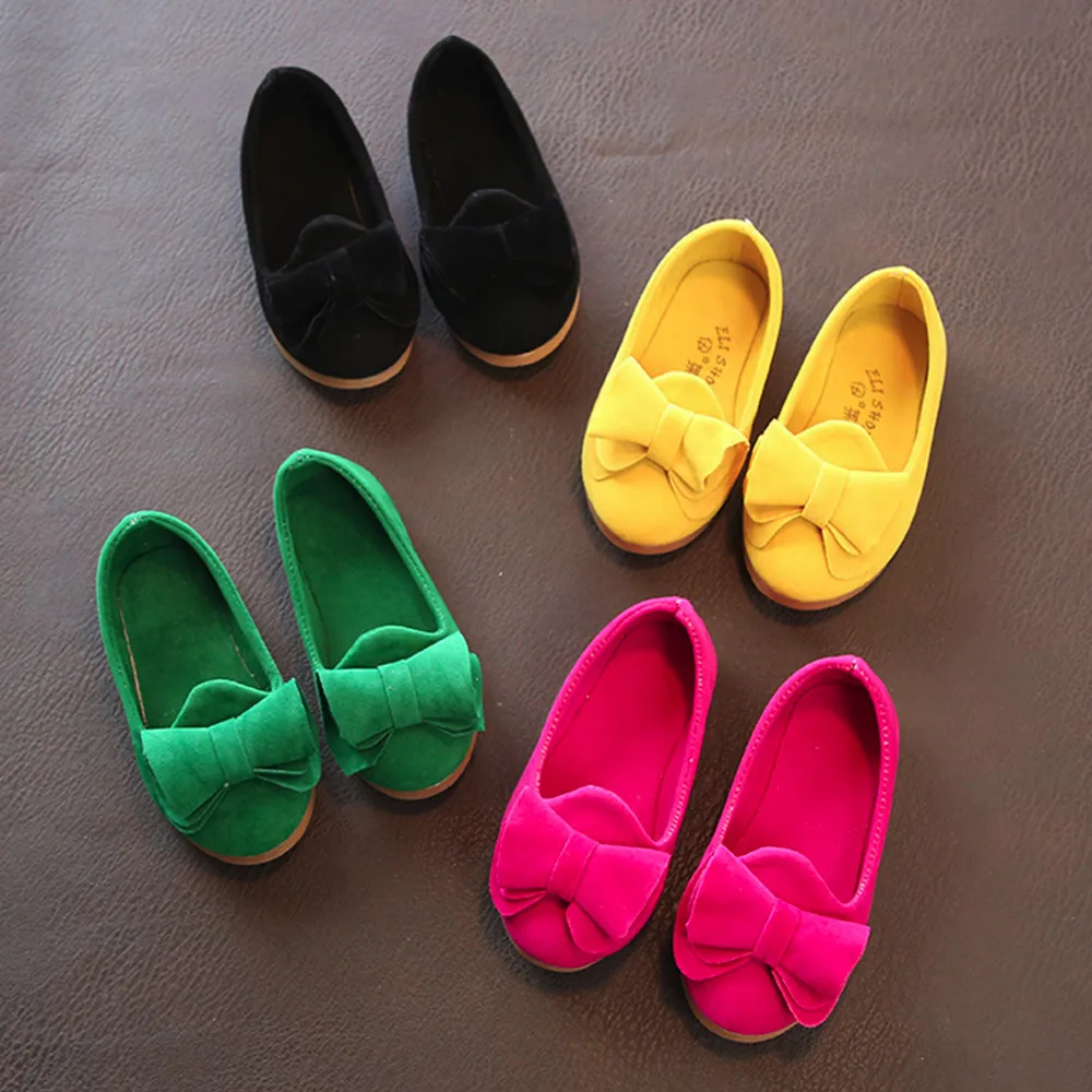 

Baby Girls Bbowknot Sandals Toddler Children Casual princess Shoes Children soft soled Kids Sandals Cute Cartoon shoe Pink #4