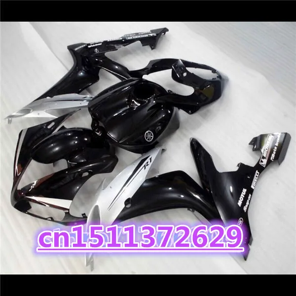 

Injection mold YZF R1 Fairing kit for YZF R1 04 05 06 YZF-R1 04-06 YZF1000 white black YZF R1 2004 2005 2006 fairing parts-D D
