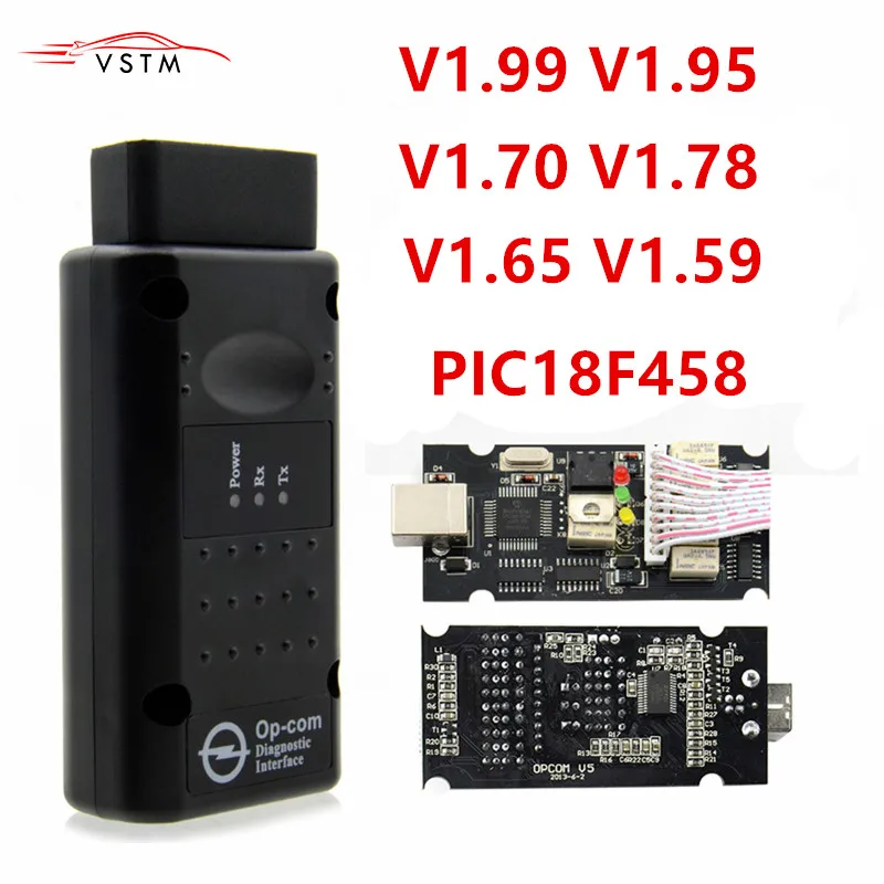 

op com V1.65 V1.78 V1.99 with PIC18F458 FTDI op-com OBD2 Auto Diagnostic tool for Opel OPCOM CAN