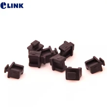 100 шт SFP пылезащитный чехол для SFP-B модуль разъемов защитный Заглушка Крышка Водонепроницаемый пылезащитный колпачок черный силикон ELINK