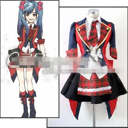 Game Anime AKB0048 Watanabe Mayu Mayuyu Party Mode Lolita Jurk Rok Uniform cosplay kostuum Elke Maat Gratis Verzending