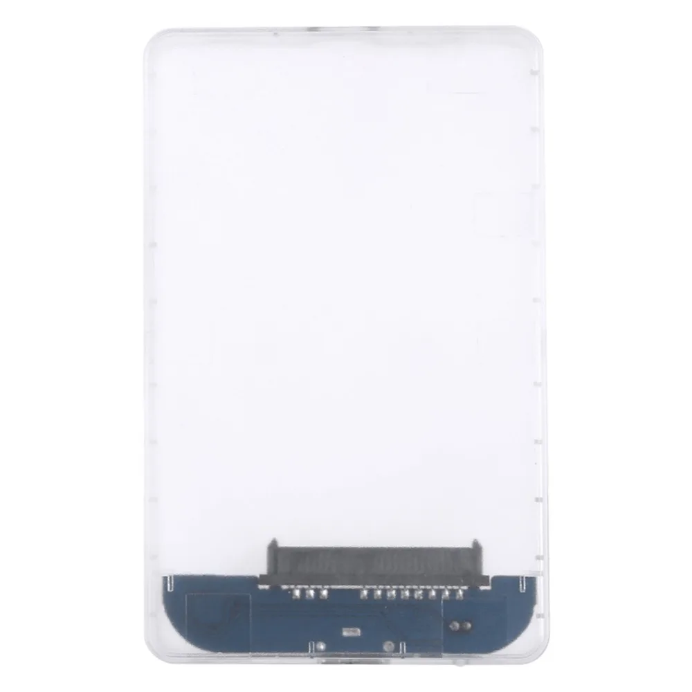 2 5 &quotUSB 3 0 SATA коробка для жесткого диска прозрачный пластиковый корпус внешнего