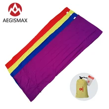 AEGISMAX Открытый Сверхлегкий Кемпинг конверт Тип компактный спальный мешок вкладыш в спальник, который изолирует спальный мешок