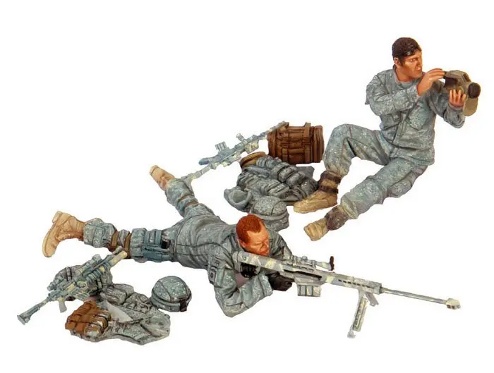 

Pre order goods-NM USA-010 1/35 Modern United States Army 82nd Airborne Division Sniper Group 1