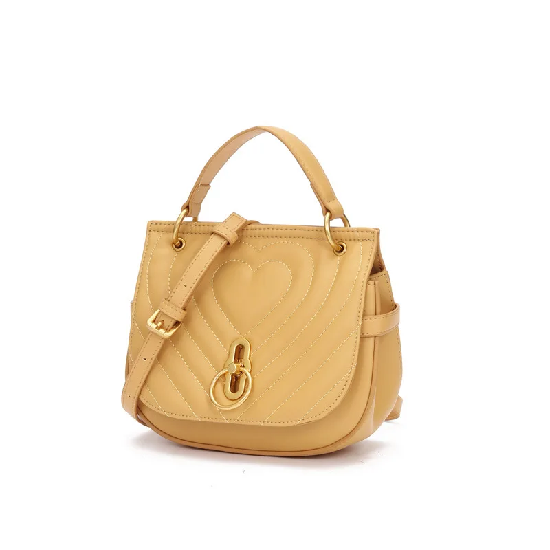 

fashion Women Messenger bag Ins Saddle bag female 2019 new Genuine Leather handbags small Flap bag High Quality clutch Purses