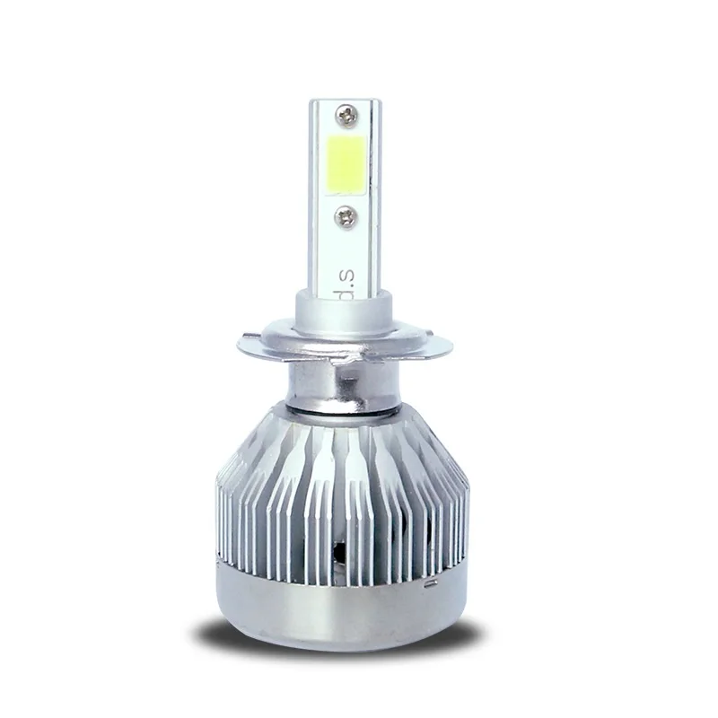 2 шт. H4 LED H7 H11 H8 9006 HB4 H1 H3 HB3 COB C1 Автомобильная фара 36 Вт 4000лм дальнего ближнего света