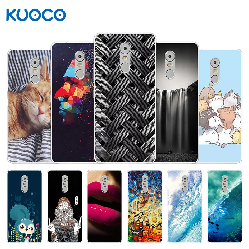 

For Lenovo K6 Note 5.5 Inch K53 A48 K6Note K53A48 Case Soft TPU Silicone Phone Cover Sea Waves Design for Lenovo K 6 Note Gel