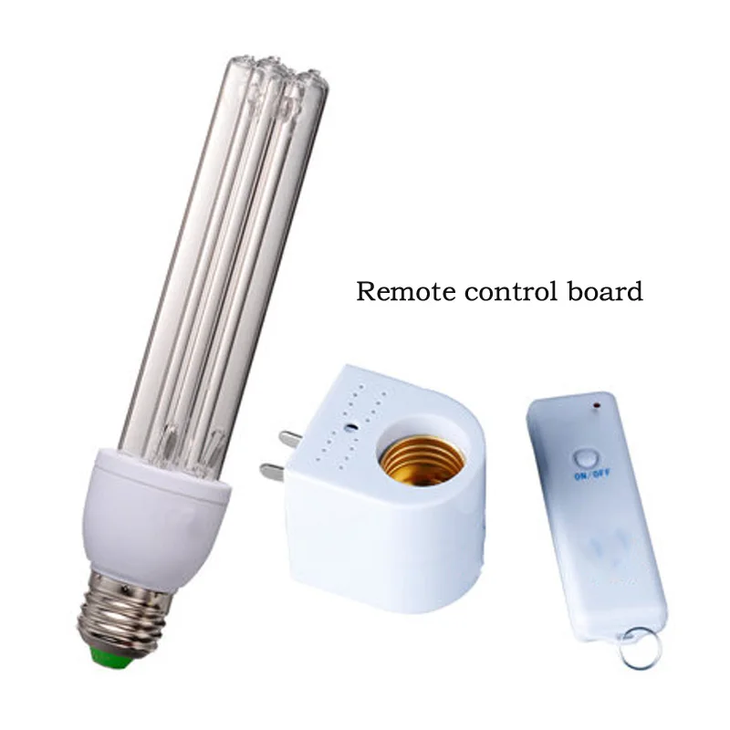 15 Вт УФ бактерицидная лампа дезинфекционная лампа Бытовая озоновая УФ-лампа за исключением клещей стерилизации УФ-лампа набор - Мощность в ваттах: Remote control packa