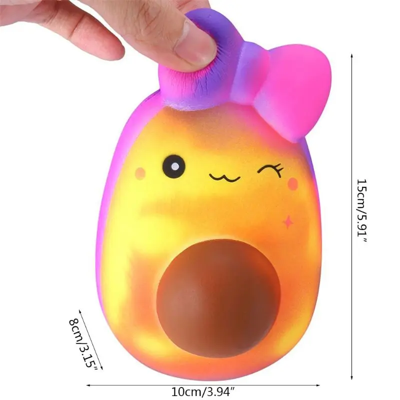 Новый волшебный авокадо Squishy Jumbo Squishies игрушки изменить цвет замедлить рост снятие стресса игрушка Squeeze Игрушка Magic игрушки подарок