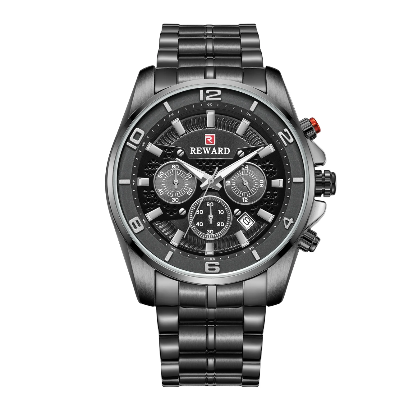 

New Business Men Digital Watches Fashion Waterproof Stainless Steel Outdoor Casual Electronic Wristwatches Man Glass Round Watch