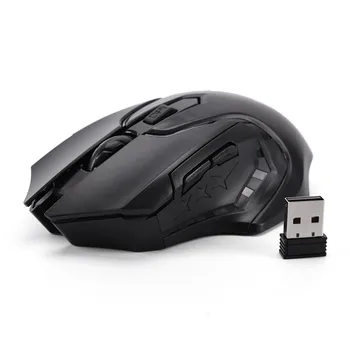 

2.4GHz 3200DPI Professional 6 Keys USB Optical Wireless Gaming Mouse Gamer Mice For PC Laptop Computer